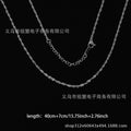 Silver sparkling water wave chain necklace stainless steel smooth choke casual girl wedding gift exquisite jewelry