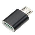 Type-c female to micro usb adapter for phone charging and data transfer, v8 converter with tpc interface, 5-pin android otg