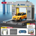New large-sized realistic simulation gas station toy car wash garage toy for boys and children - educational toy