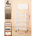 Kitchen storage rack vegetable floor-standing movable trolley multi-layer storage rack for home fruit and vegetable multi-functional vegetable rack