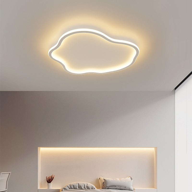 [Strict selection] Bedroom lamp full spectrum eye protection led pumpkin lamp simple master bedroom Zhongshan lamp cloud ceiling lamp