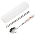 White rabbit two-piece set (spoon and chopsticks) 304