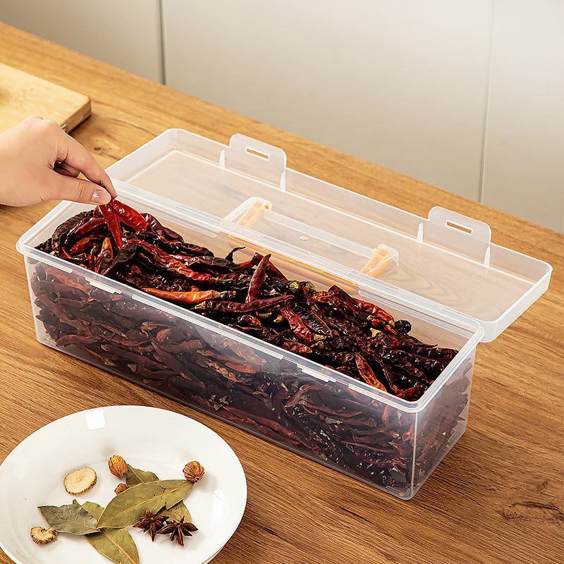 Cabinet Portable Spice Storage Box Household Plastic Seasoning Sealed Box Storage Food Grade Kitchen Seasoning Storage Box