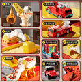 New children's construction vehicle sand table - authentic fire rescue adventure, puzzle game, boy's parent-child toy, birthday gift