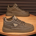 2025winternew arrivalhigh-top bootsmentrendyeasiest for matchthick solecasual leather shoesworkwear sneakerstrendy shoes for men
