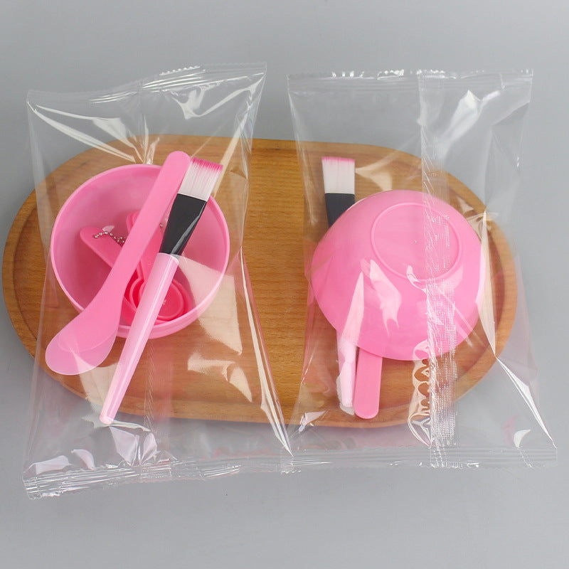 Beauty tools film adjustment bowl scale measuring chain spoon 5g15g facial mask brush stick soft mask powder spoon facial mask bowl wholesale