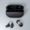 High-end open-ear bone conduction headphones, wireless bluetooth, clip-on design, non-in-ear, extra-long battery life, skin-friendly, snow white