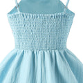girls' princess dress, foreign trade children's clothing,  summer new european and american style, big and medium girls' bowknot suspender dress