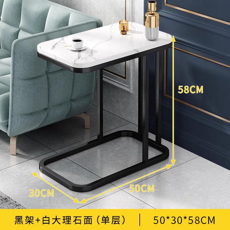 Sofa side table Mini small coffee table Living room Modern side cabinet Side cabinet Balcony storage Small table Light luxury square corner table