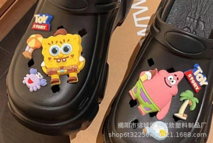 Eva ultra-light toe cap clogs girls slippers women's summer comfortable outer wear non-slip deodorizing filter baby boys shoes students