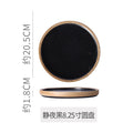8inch glossy black