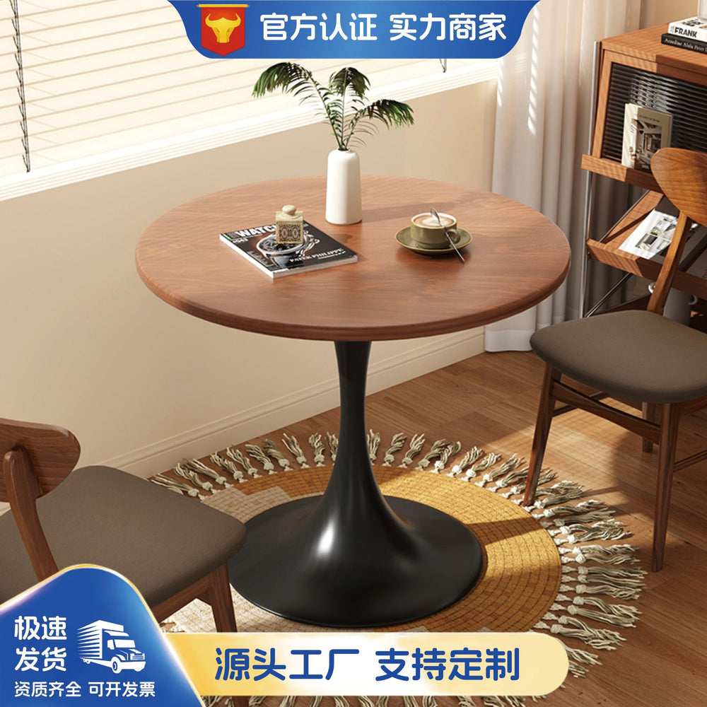 Coffee table, living room, for home, small apartment, side table, coffee table, negotiation table, round dining table, tulip balcony, small round table
