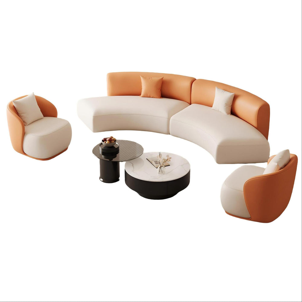 Office sofa and coffee table set - reception, negotiation, store, hotel, clothing store, business, light luxury, office, minimalist, modern