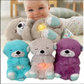 hot-selling breathing bear stuffed toys music breathing light otter koala doll capibala doll