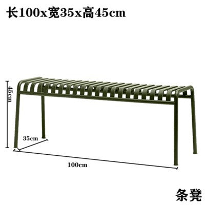 Outdoor casual table and chair set - minimalist patio balcony furniture - wrought iron outdoor table and chair set combination