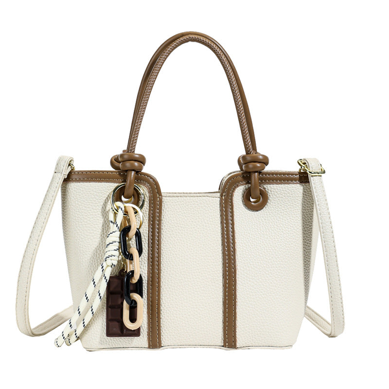 Cross-border textured handbag bag women's large-capacity commuter tote bag summer 2025 new fashion shoulder messenger bag