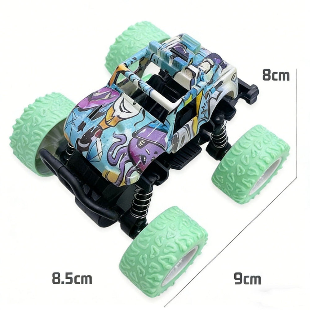 [customized] off-road vehicle internet celebrity ring toy children's four-wheel drive inertia car simulation model anti-fall toy car