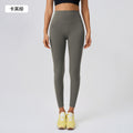 Naked feeling shaping yoga pants women's tummy control slimming peach lift cropped leggings tight outerwear workout fitness pants d25085