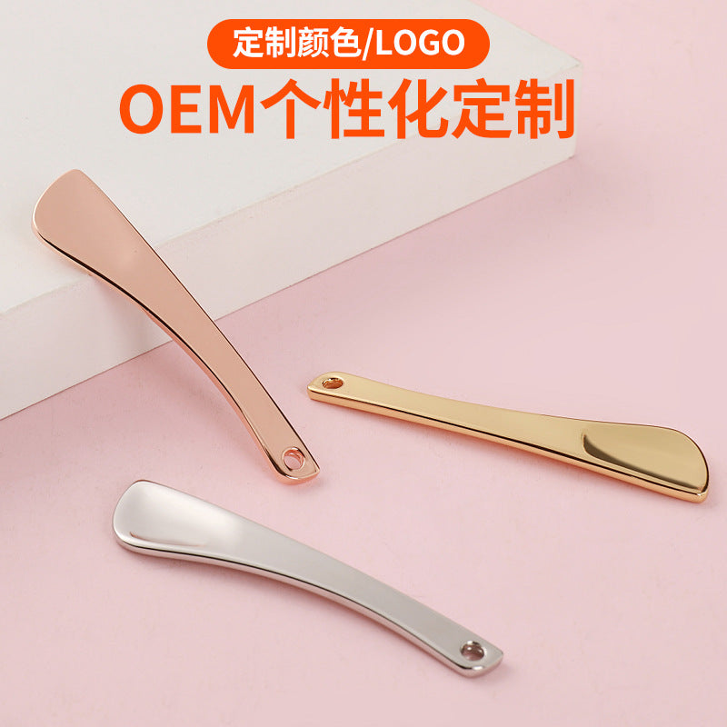 Zinc alloy eye cream mask spoon beauty skin care tool cosmetics dispensing spoon eye cream application pick stick digging spoon
