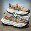 2025 winter new men's chunky platform sneakers - slip-on casual athletic shoes, anti-slip, wear-resistant, and breathable
