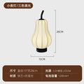 Used pear table lamp - bedroom bedside, sydney silk, vintage rechargeable, living room, wabi-sabi style, boutique hotel artistic ambient lighting