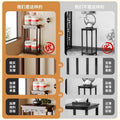 Chinoiserie flower shelf living room floor-standing storage rack balcony flower stand novel stone rack indoor multi-layer flower pot rack vertical