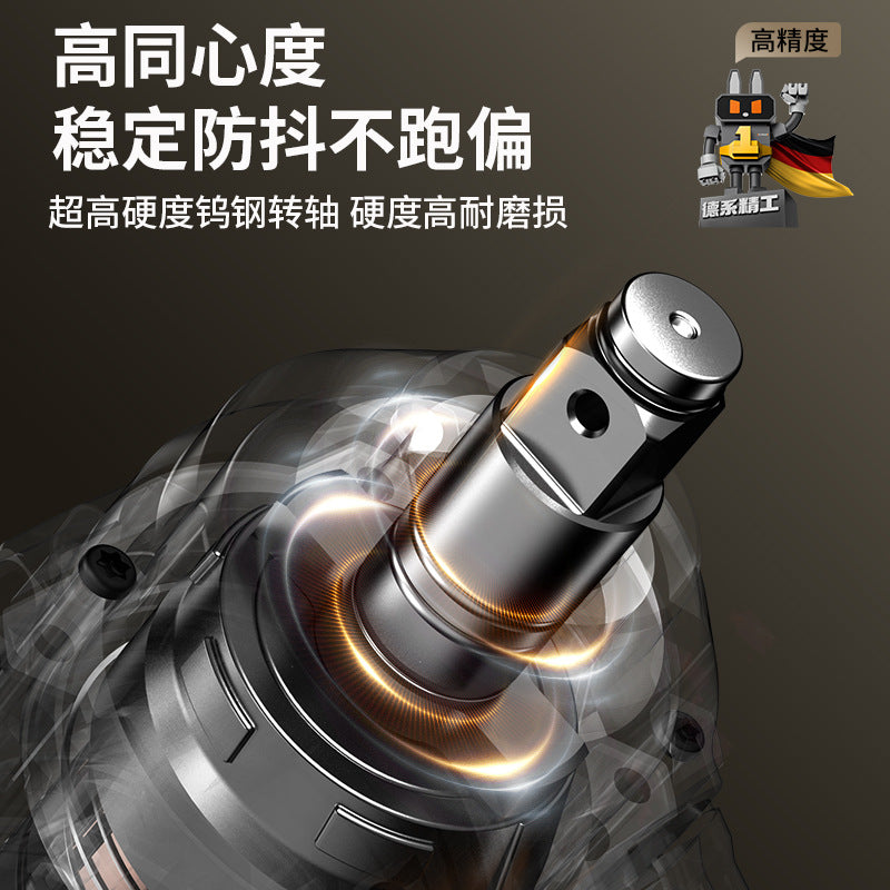 Electric wrench brushless impact large torque tire auto repair electric air cannon shelf lithium battery rechargeable power tool wrench