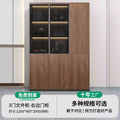 Saint li boss's office accessible luxury file cabinet with light storage cabinet storage cabinet manager room background cabinet