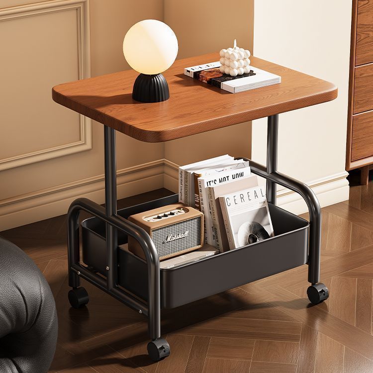 Courtyard ornaments, living room sofa side table, creative trolley storage, movable wheeled tea table, for home bedroom courtyard ornaments