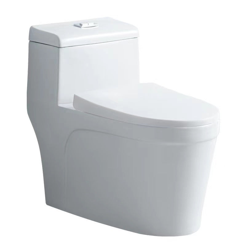 Bathroom for home toilet straight flush large diameter ceramic deodorizing filter anti-blocking wall drain straight flush large impact water saving toilet