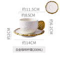 Hand-painted gold edge-white