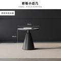 Slate small side table armani gray