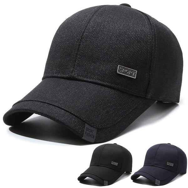 Men's Hat Simple Casual Baseball Cap Outdoor Sports Hat Men's Shade Sun Hat Spring and Autumn Sunscreen Shade Hat