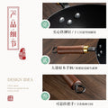 Zhangqiu iron pot big belly pot purely handmade forged small cooking pot mini small iron pot uncoated non-stick for home cooking pot