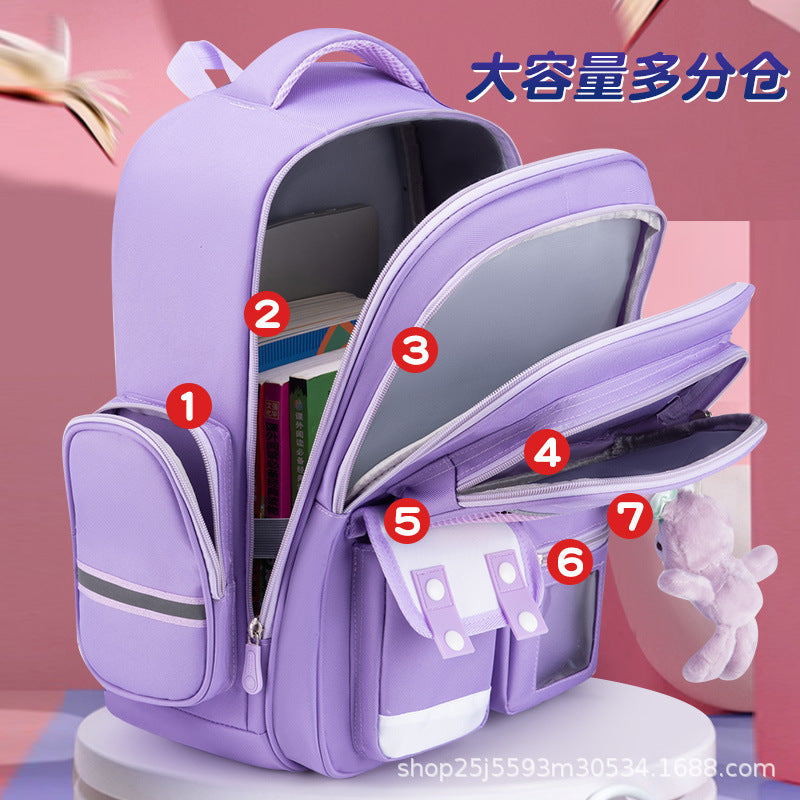 Naruto backpack for elementary school students (grades 1-6), large capacity, lightweight, kids' backpack for boys and girls