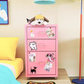 Haiermo cream style eight drawer cabinet movable desk under drawer cabinet living room bedroom room storage dopamine popular