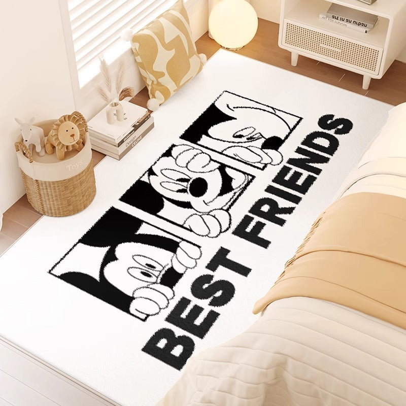 Carpet bedroom bedside blanket kids room cartoon new arrival room bedside cute thickened bed floor mat