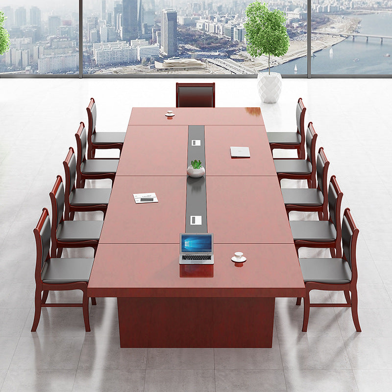 Saint li conference table with wood veneer paint conference table office negotiation training table