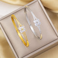 Bracelet female flower gold-plated niche style design classy sense bracelet easiest for matchfashionaccessible luxury electroplated accessible luxury style bracelet