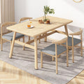 Dining table small apartment for home modern casual dining table and chairs commercial fast food restaurant table and chair combination dining table rectangular table