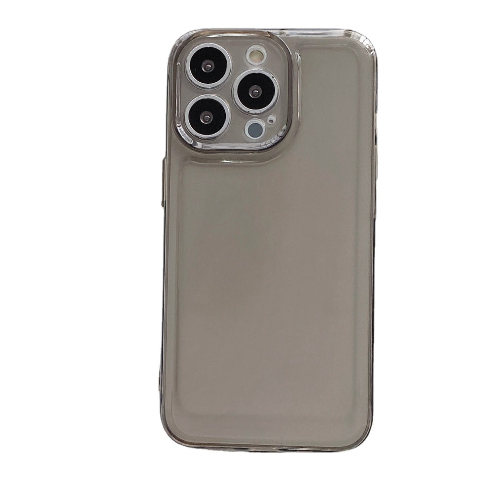 Suitable for apple 17promax transparent mobile phone case iphone16tpu anti-fall 15 space all-inclusive 13 protective cover