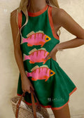 Dark green-fish