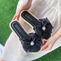 Summer new arrivals: women's fashion pearl & floral flip-flops - perfect for beach, vacation, and everyday wear. versatile, flat, non-slip thong sandals