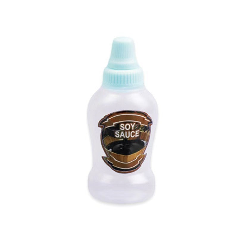 Mini sauce bottle plastic squeeze sauce bottle japanese style squeeze condiment bottle food grade portable soy sauce bottle cross-border
