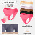 foreign trade ice silk seamless anti-embarrassment low-waist underwear sports yoga anti-embarrassment line underwear for women  new style