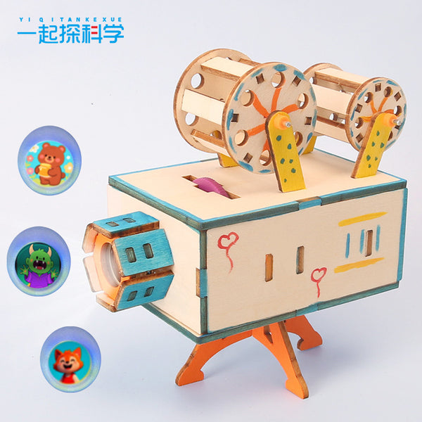 Projector, tech gizmo for elementary school students STEAM education Optical imaging Science experiment Material package