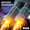 Boys' electric gatling water gun - cool lights, rotating dual-barrel, continuous fire - kids' summer water fight toy