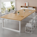 Conference table, rectangular desk, office desk and chair set, minimalist modern rectangular table, workstation, office negotiation table