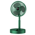 wireless folding extendable mini fan - portable usb rechargeable camping fan for home and desk use