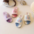 Custom summer girls' indoor/outdoor slippers & sandals - comfortable casual shoes with bow detail for little girls (sizes for mid-to-large children)